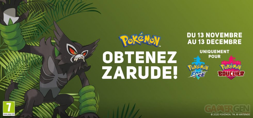 Pokémon-Epée-Bouclier-distribution-Zarude-13-11-2020