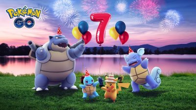 Faites la fête avec Flamajou pendant l'évènement anniversaire Pokémon GO !