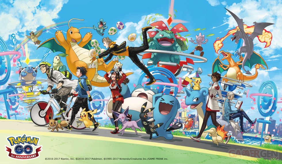 Pokémon GO PoGO anniversaire event celebration