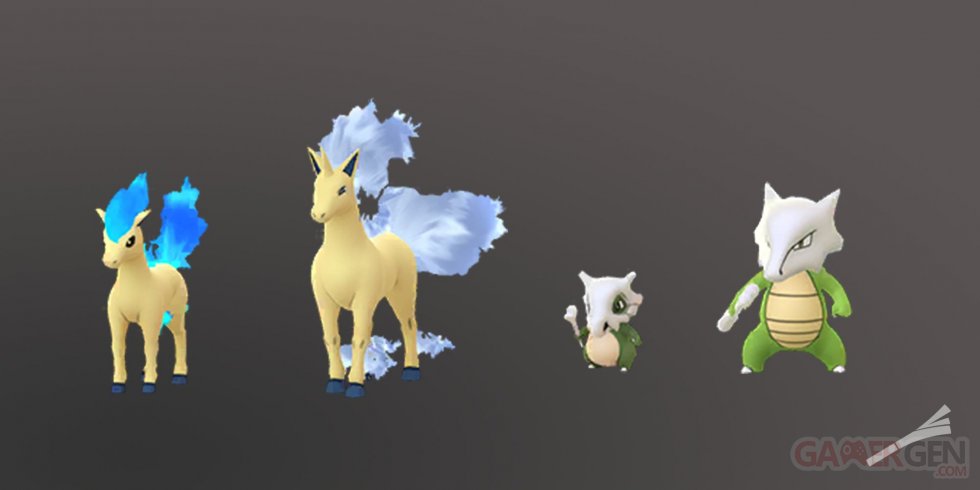 Pokémon GO Ponyta Osselait shiny chromatique