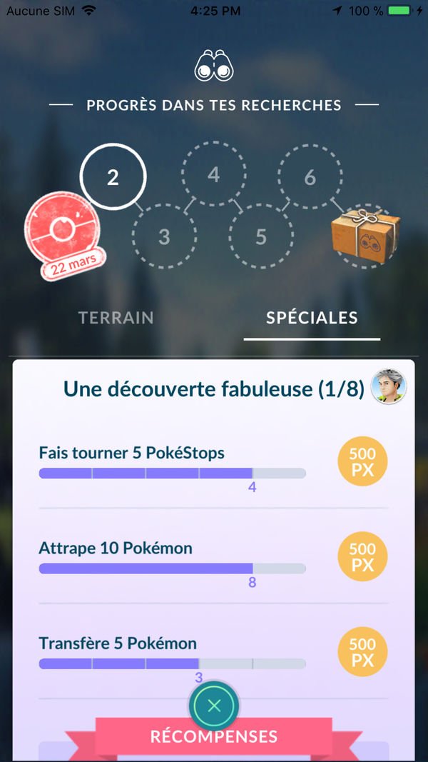 Pokémon GO Études screen 2