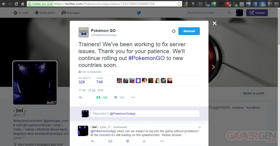 Pokémon-GO-Tweet-serveurs
