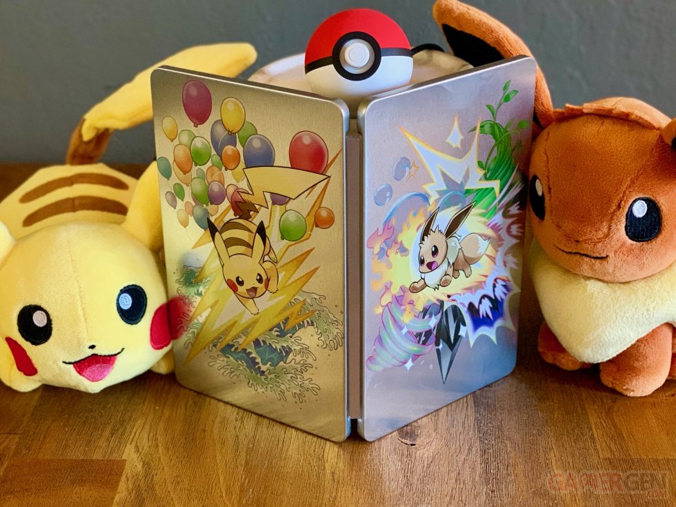 Pokémon Let's Go Pikachu Évoli Steelbook Boitier Acier Best Buy