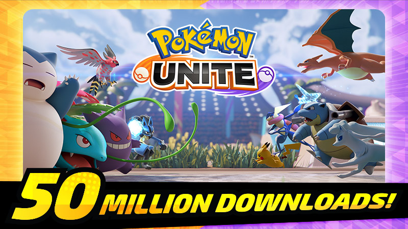 Pokémon-Unite_50-millions-téléchargements