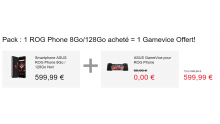 Promo ROG Phone et Asus Gamevice offerte 128 Go