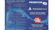 Promotion PSN Exclusivité Paris Games Week 01