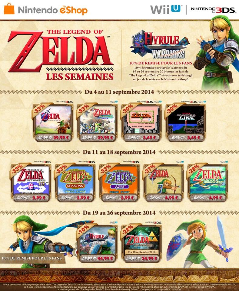 Promotions The Legend of Zelda eShop