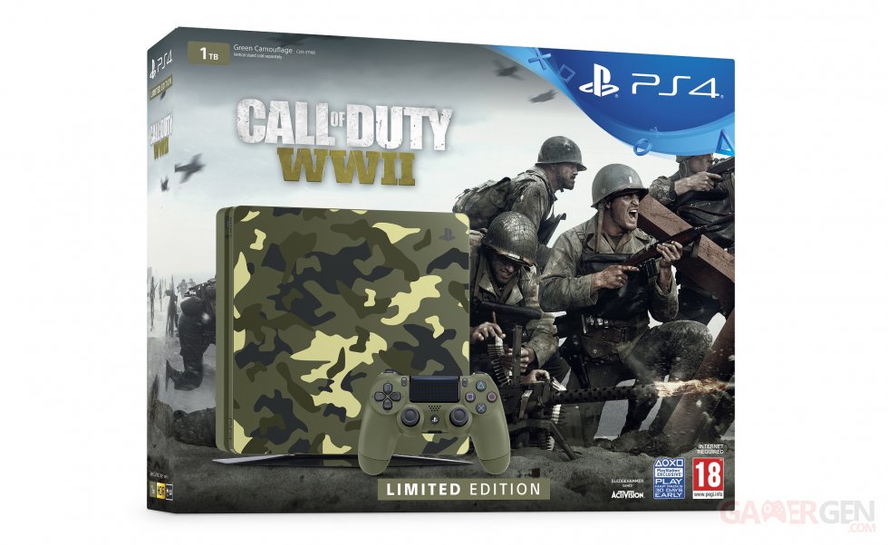 PS4 1To Edition Limitée Call of Duty WWII  (4)