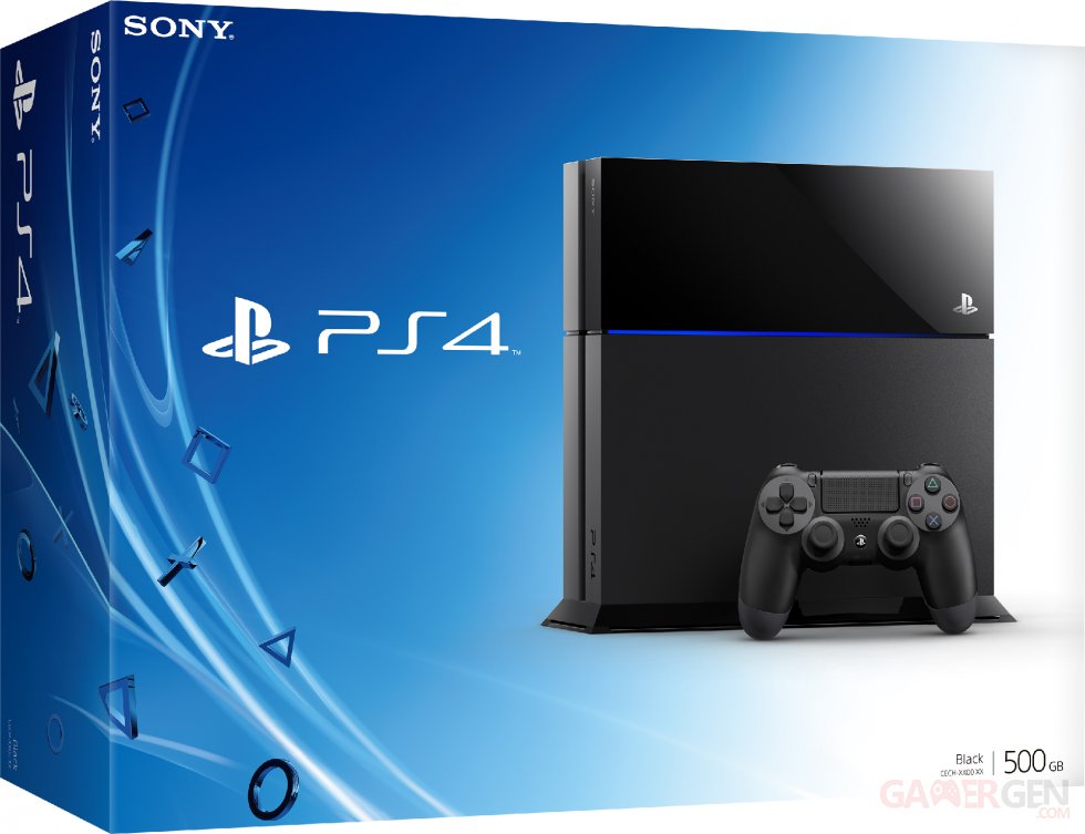 ps4 boite package 500gb black