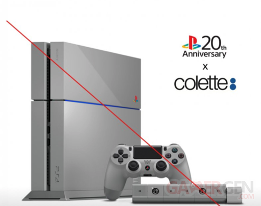 PS4 collector anniversaire colette