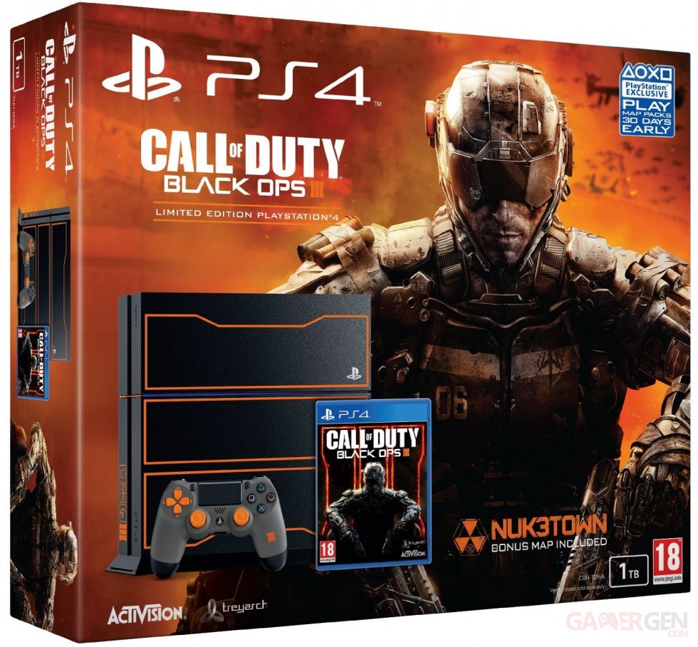 Ps4 collector call of duty black ops iii bundle pack