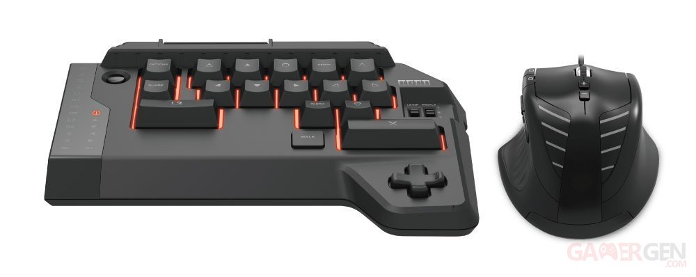 PS4 et PS3 : un clavier et une souris conçus spécialement pour les joueurs  accros aux FPS 
