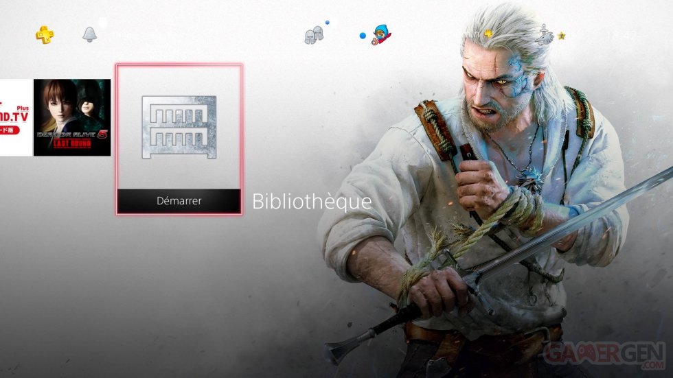 PS4 Theme The Witcher image capture (1)