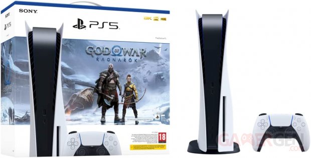 PS5 PlayStation 5 console hardware pack bundle God of War Ragnarök
