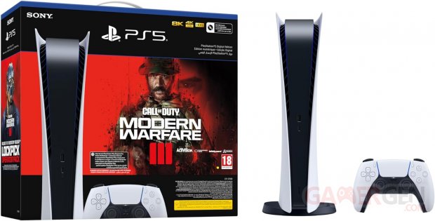 PS5 Slim Edition Digital Call of Duty Modern Warfare III aimge