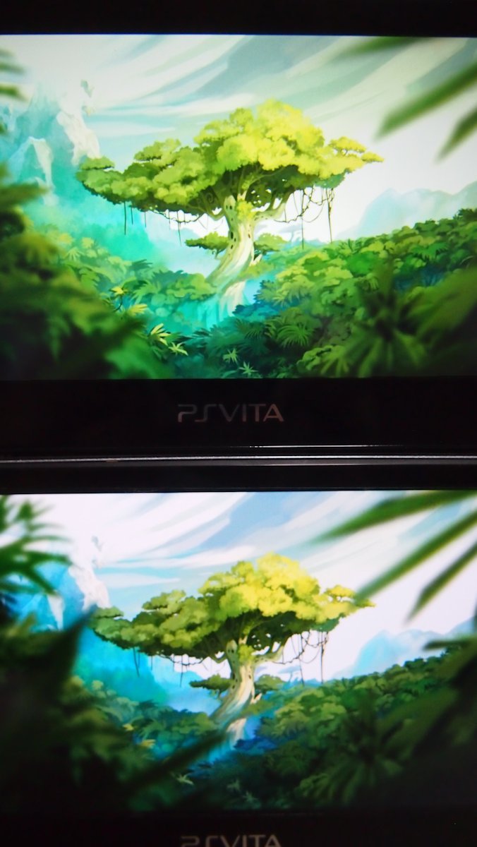 PSVita comparaison écrans LCD  OLED 10.10.2013 (11)
