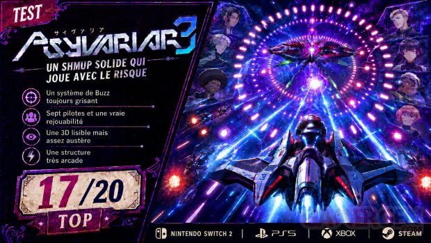 Psyvariar3 note test top 17