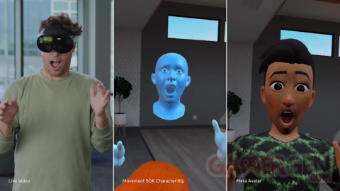 Quest Pro movement SDK face tracking and eye tracking small