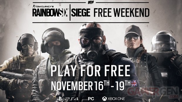 Rainbow Six Siege un nouveau week end gratuit