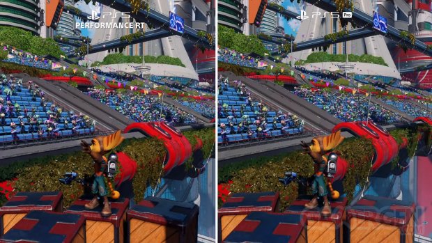 Ratchet And Clank Rift Apart comparaison PS5 Performance RT Pro 10 09 2024