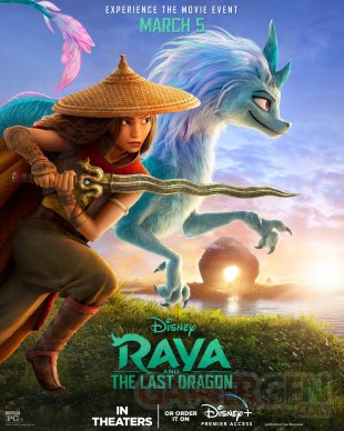 Raya et le dernier dragon poster 26 01 2021