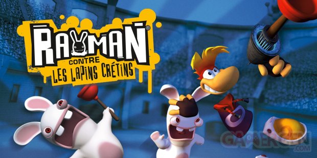 Rayman contre les Lapins Crétins head