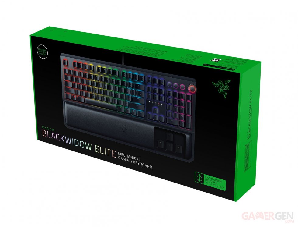 Razer BlackWidowElite G [2018] 3D Box Front