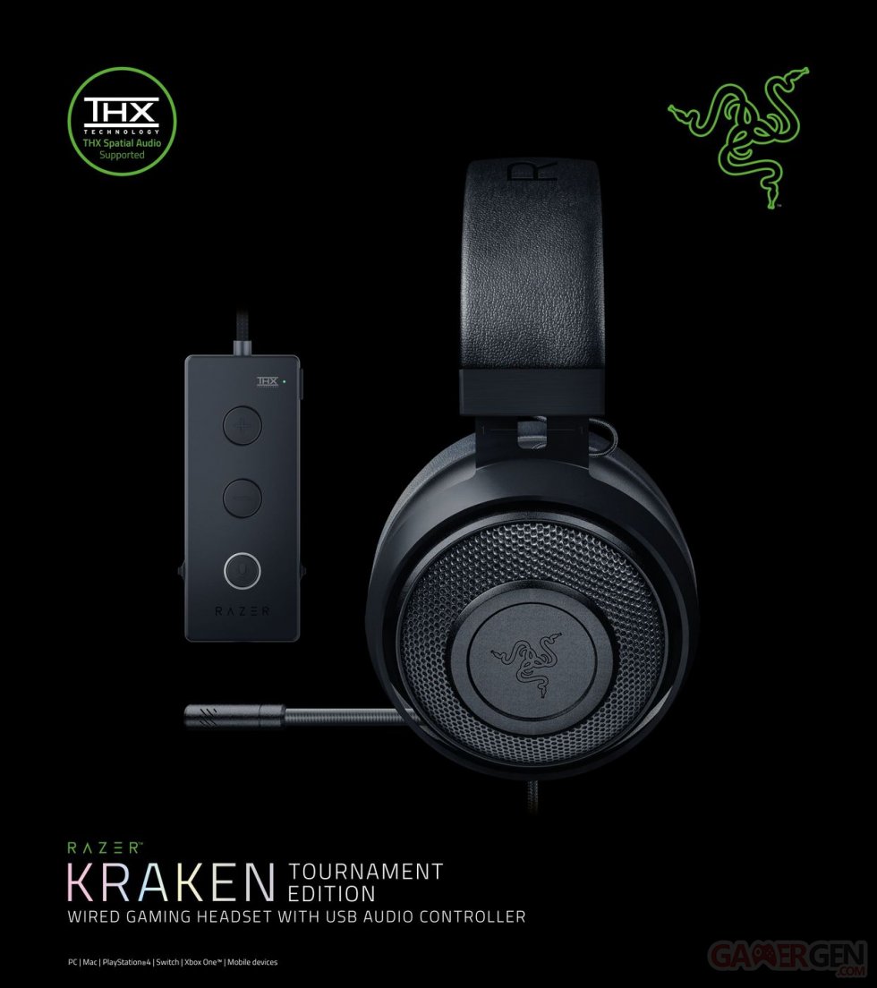 Razer Kraken Tournament Edition Black [2018] Cover Page 210mm x 237mm