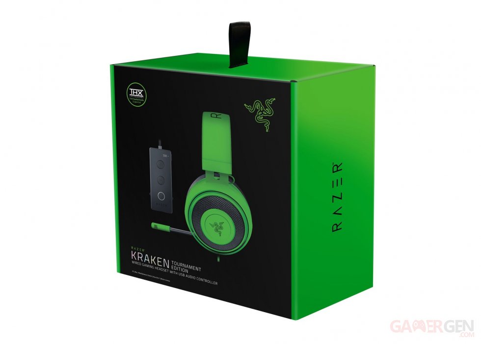 Razer Kraken Tournament Edition Green [2018] 3D Box Front