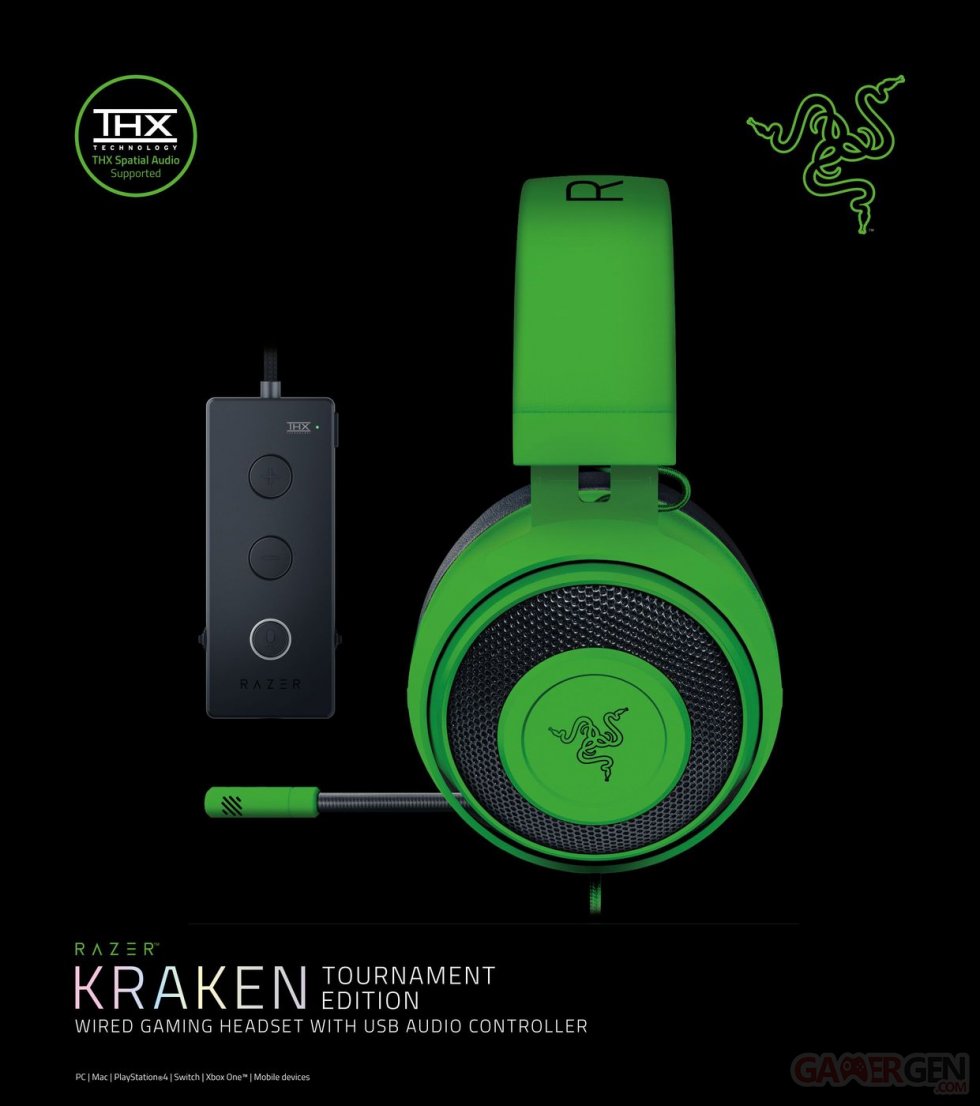 Razer Kraken Tournament Edition Green [2018] Cover Page 210mm x 237mm