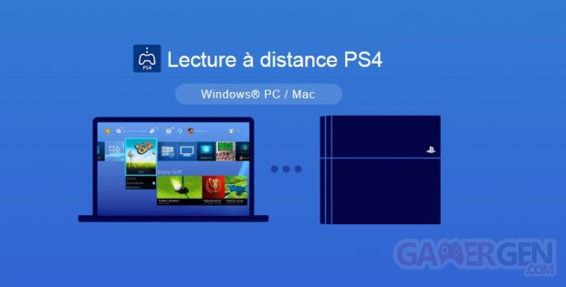 Remote Play Lecture a distance PS4 PC 