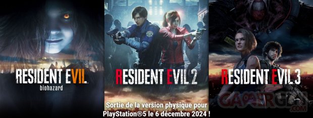 Resident Evil 2 3 7 Biohazard Physique boîte PS5