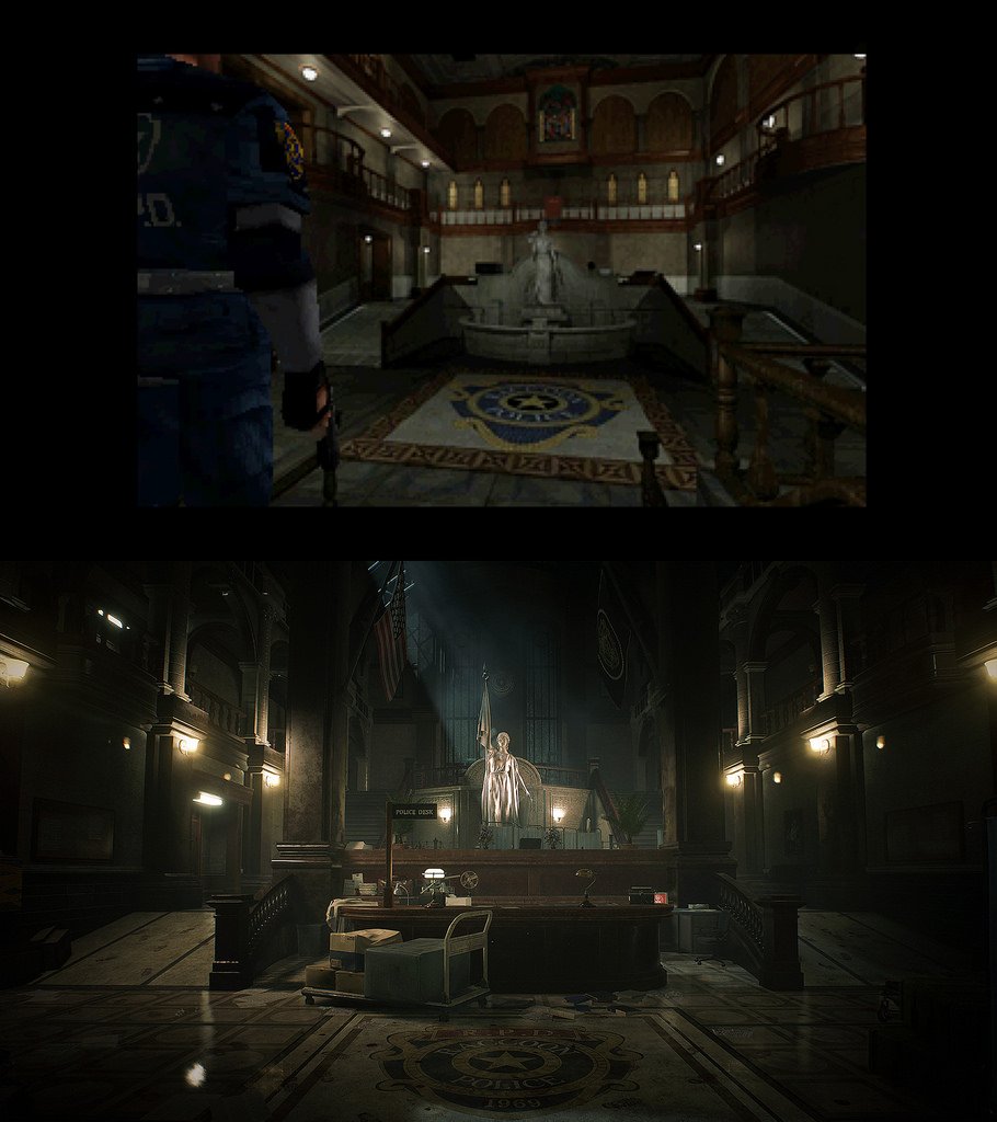 Resident Evil 2 Remake comparaison image (1)