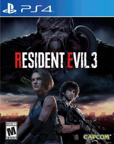 Resident Evil 3 Cover jaquette image PS4