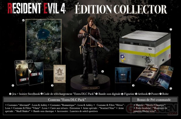 Resident Evil 4 remake édition collector fr 21 10 2022
