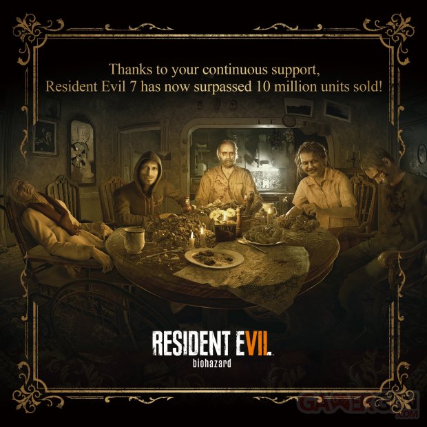 Resident Evil 7 Biohazard Capcom 10 millions ventes