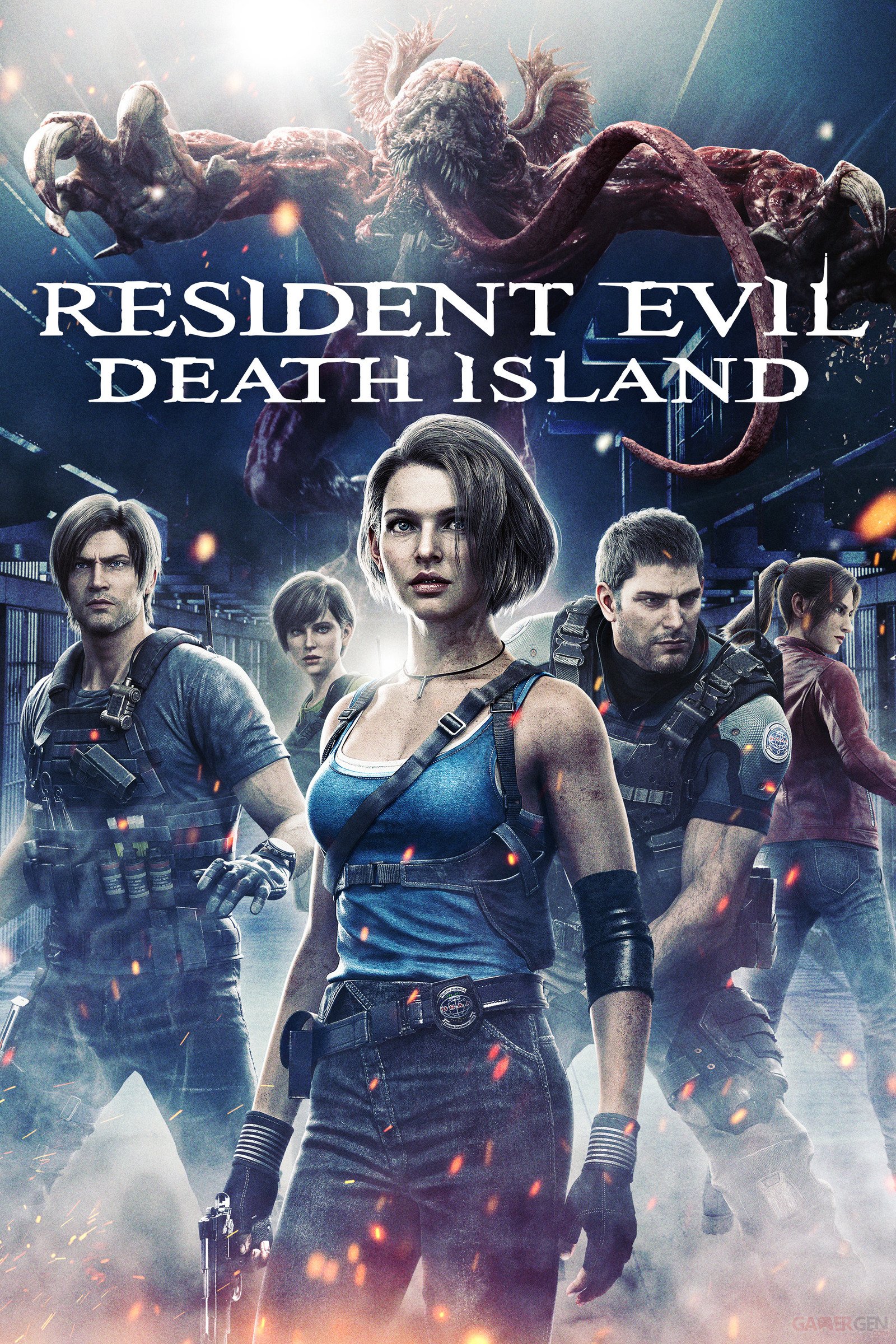 Resident Evil: Death Island, date de sortie et affiche pour le film en CGI  - GAMERGEN.COM