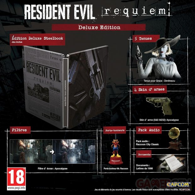 Resident Evil Requiem – Edition Deluxe Steelbook