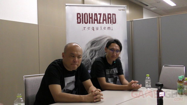 Resident Evil Requiem image  directeur du jeu, Koshi Nakanishi, et le producteur Masato Kumazawa