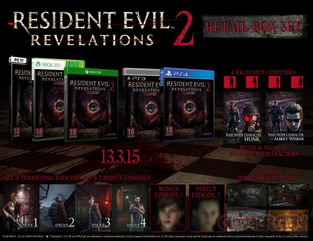 Resident Evil Revelations 2 version boi?te