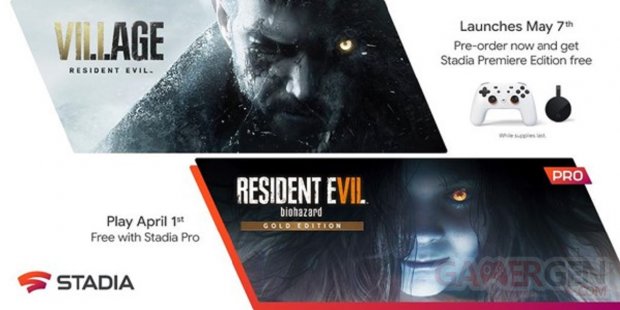 Resident Evil Village 7 Biohazard Google Stadia Bundle Premiere Edition