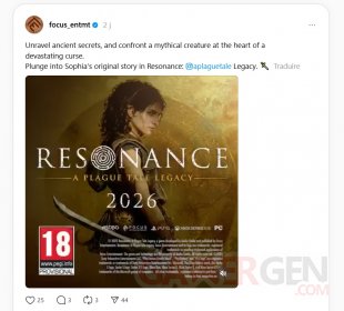 Resonance A Plague Tale Legacy fuite leak 08 06 2025
