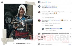 Rick Boer Edward Kenway cosplay Assassin's Creed Black Flag Instagram Ubisoft Benelux 30 06 2025