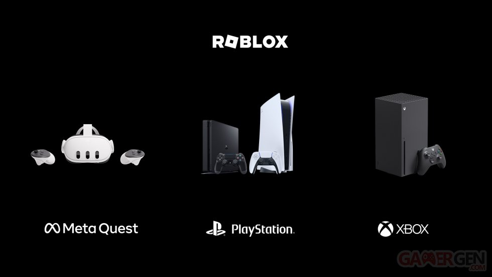 Roblox portages consoles PlayStation Meta Quest