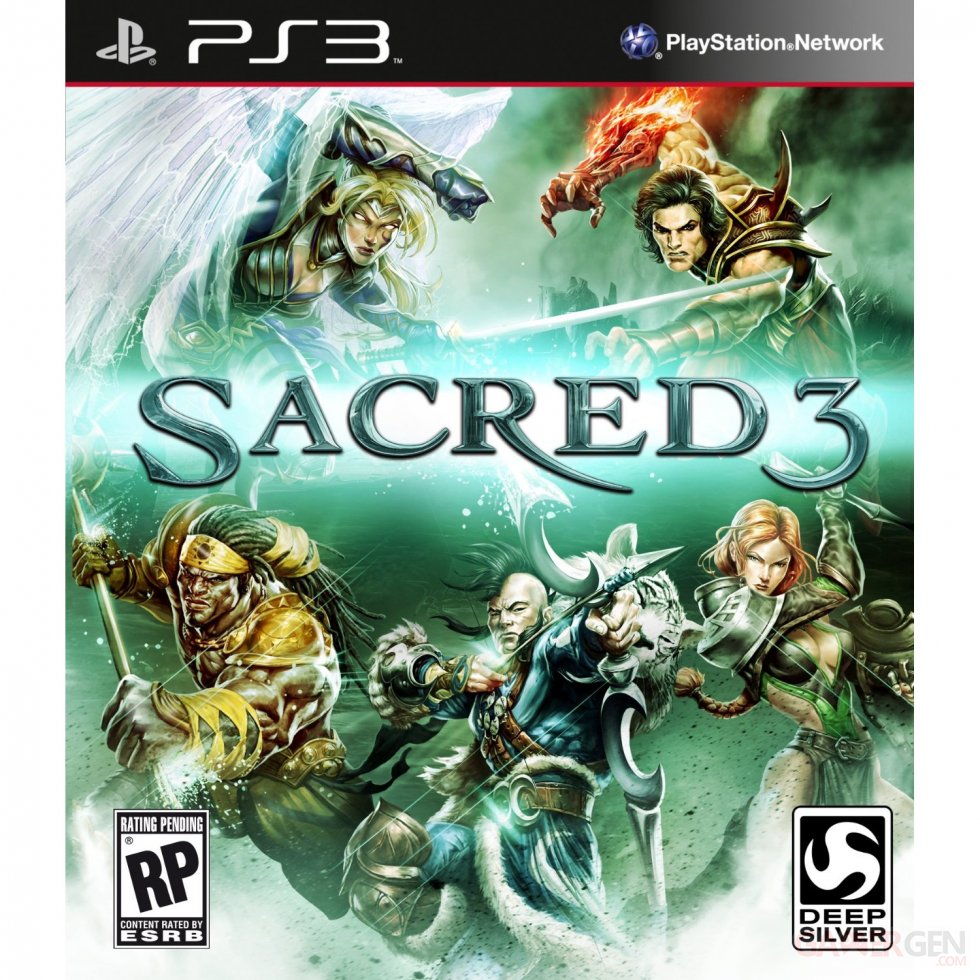 sacred 3 ps3 cover boxart jaquette us
