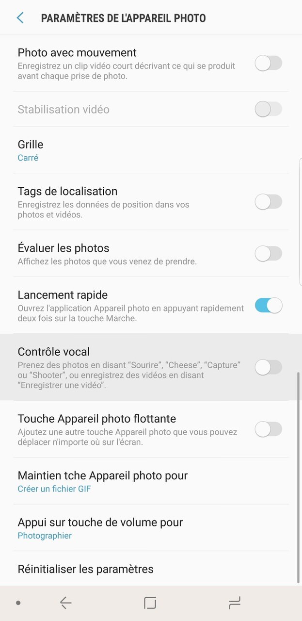 Samsung Galaxy S9 screen 16_Camera