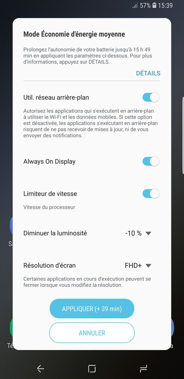 Samsung Galaxy S9 screen 17_Settings