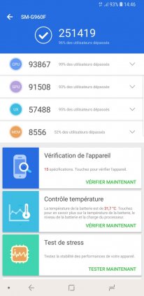 Samsung Galaxy S9 screen 24 AnTuTu Benchmark
