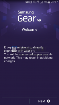 Samsung Gear VR application 01