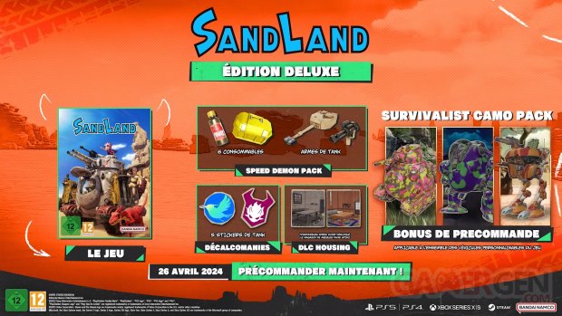 Sand Land édition Deluxe 13 01 2024